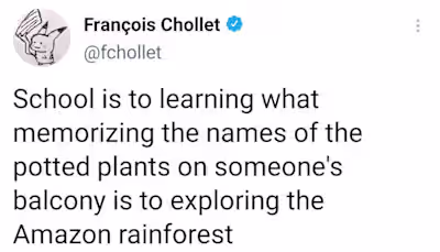 Americans Are Being Trained, Not Educated.