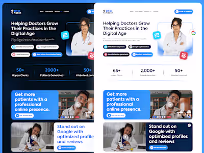 Recently completed client work, a