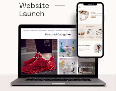 Website designed for amazon brand approval 