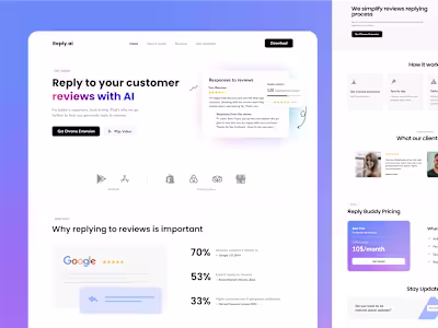 Project: Redesigning Reply.ai Landing Page