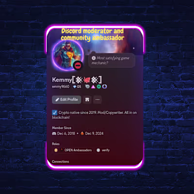 Managed and contributed to Openledger's Discord 