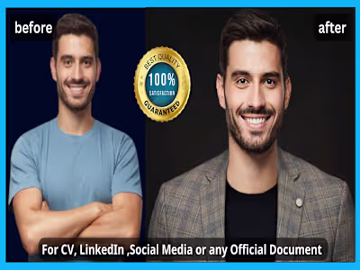 Making a headshot photo with suit and Professional background