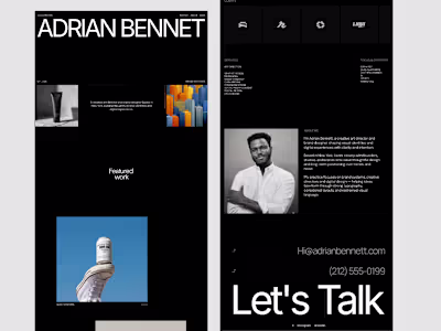 Design and Launch of 'Adrian' Framer Template