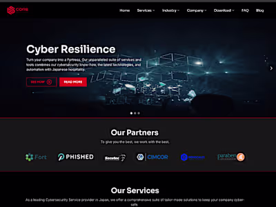 CoreSecurity | Website redesign and Framer development