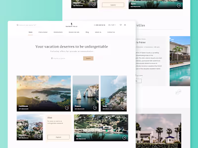 Website for Villa Reservation 