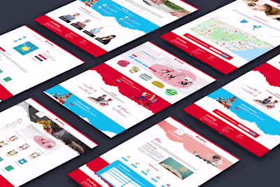 Cometa Roja web page Design :: Behance