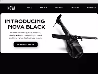 Nova Drone Website