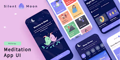 Silent Moon Meditation App Development