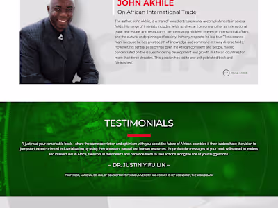 WordPress Website - Unleashedafricantrade.com