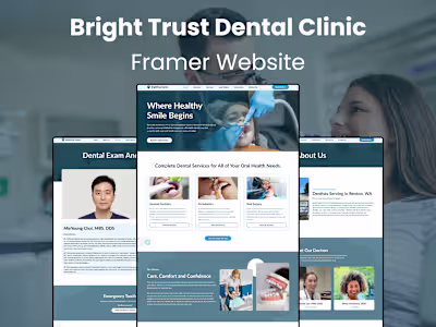 Bright Trust Dental | Framer Website