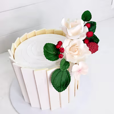 Chocolate Panel Holiday Cake