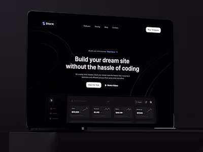 Storm ✧ SaaS & Startup Framer Template