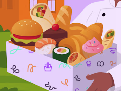 Chop App Onboarding Illustration