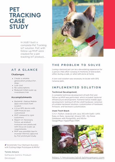 PET TRACKING PLATFORM