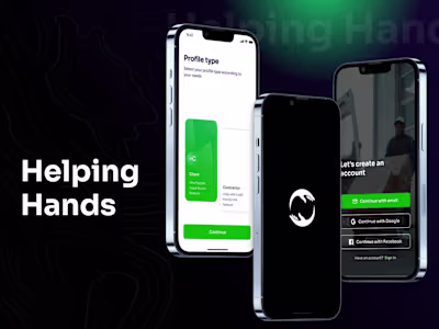 Helping Hands Mobile App :: Behance