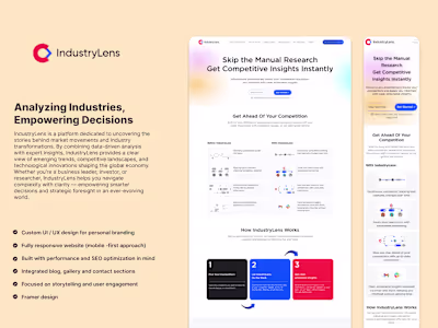 IndustryLens | Competitive Intelligence for B2B teams