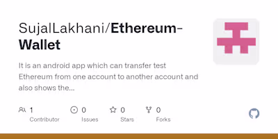 GitHub - SujalLakhani/Ethereum-Wallet: It is an android app whi…