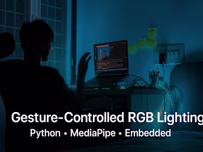 Hand Gesture-Controlled RGB Lighting System