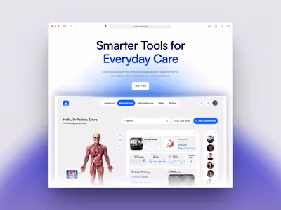 Clinic Performance Dashboard Design