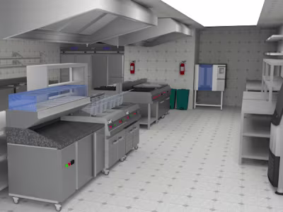 A well-designed restaurant kitchen ensures seamless operations