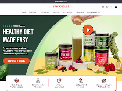 Page on Replo for Brickhouse