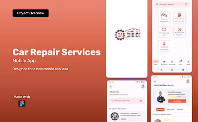 Car Repair Services App