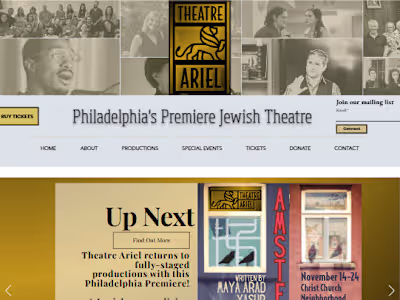 Theatre Ariel - Philadelphia’s Premier Jewish Theatre Company