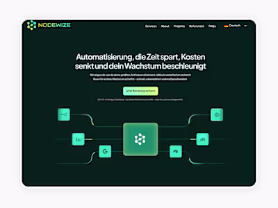 Nodewize-Automation Agency Landing Page