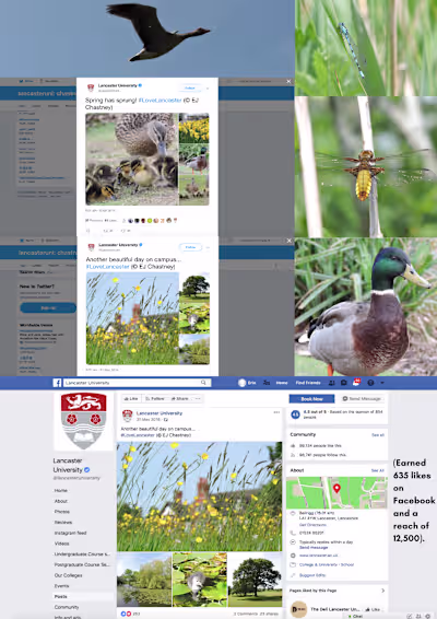 Photography work for Lancaster University