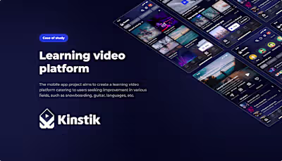 Video Learning App Kinstik - Case of Study