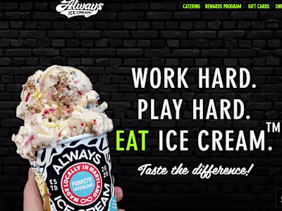 Ice Cream Website