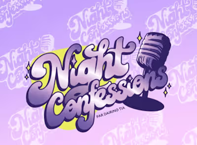 Night Confessions Podcast — Logo Design