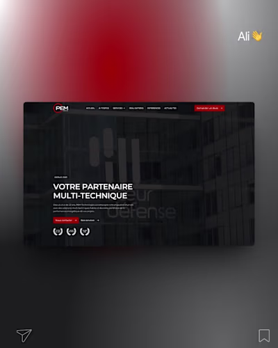 PEM Technologies Corporate Website Redesign