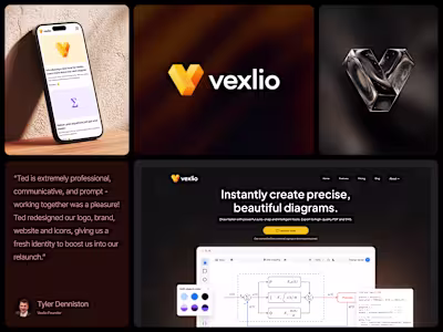 Vexlio Rebrand & Web Design