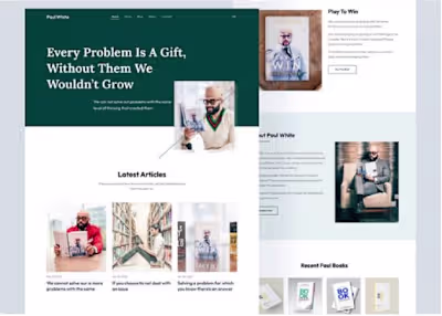 I will design book author website, author website, ebook website