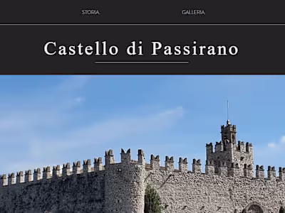 Website #2: Castello di Passirano