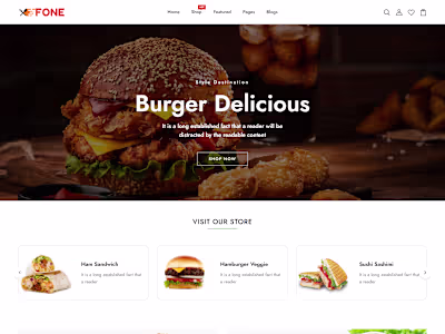 Shopify Burger Store
