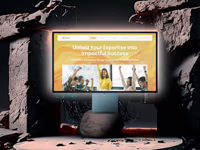 Web Design for Education & Training Management Platform