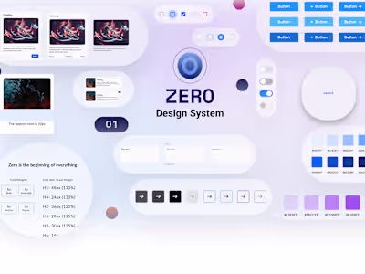 Zero - Comprehensive Design System 