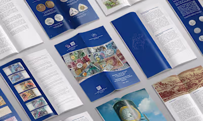 Design of the brochure ‘Banknotes