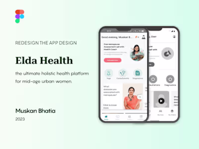 Elda Health - Research & Redesign 