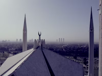 Faisal Mosque | Drone