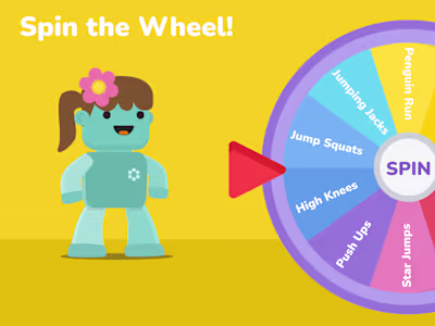 Interactive Spin the Wheel Workout