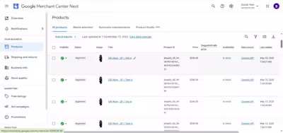 Google Merchant Campaign