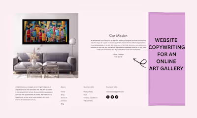 Website Content for Ninanowa