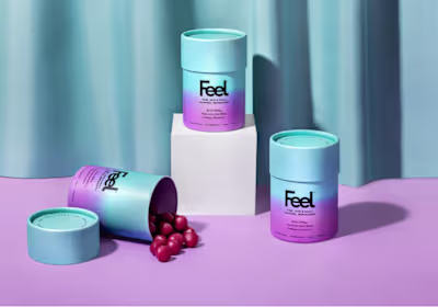 Redesigned the Feel supplements packaging look & feel