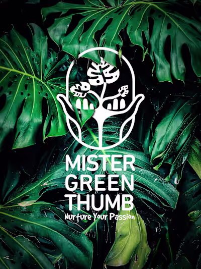 Mister Green Thumb Logo Design