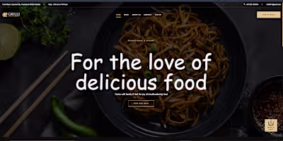GRILLI:RESTAURRANT (RESPONSIVE WEBSITE