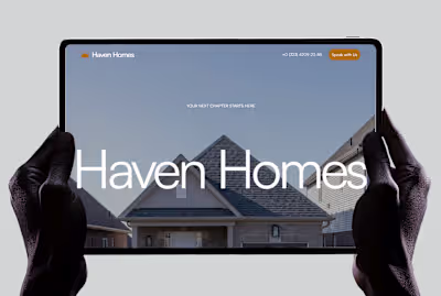 Premium Real Estate Website for Haven Homes