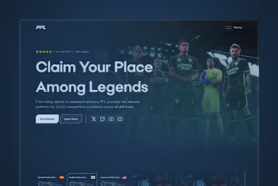 Esports Organization Website
